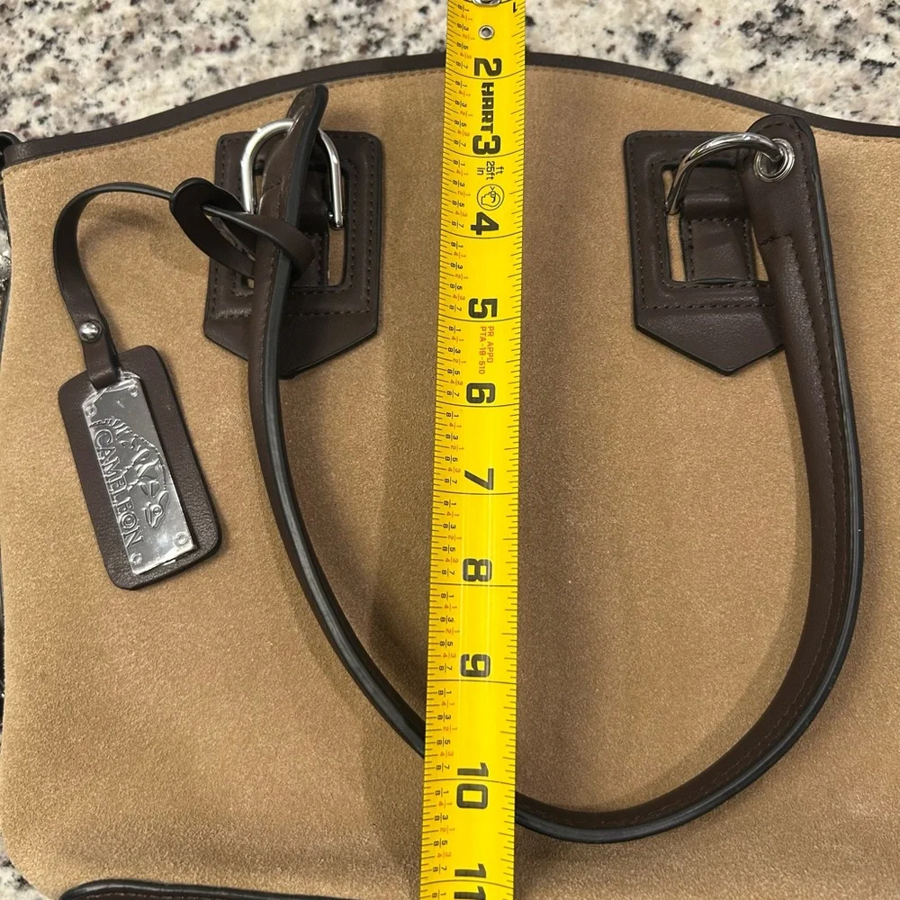 Cameleon Concealed Carry Tan and Brown Women's‎  Handbag NWOT